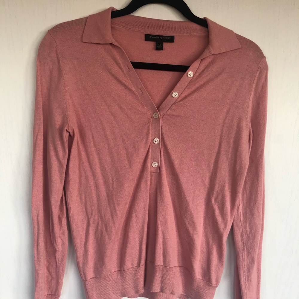 Banana Republic polo style sweater